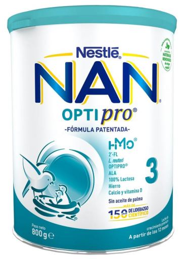 Nestlé Powdered Growth Formula Nan Optipro 3 of 800 gr