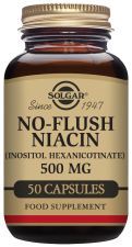 Non-Blushing Niacin 500 mg 50 Capsules