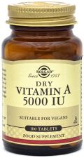 Dry Vitamin A 5000UI Palmitate 100 Tablets