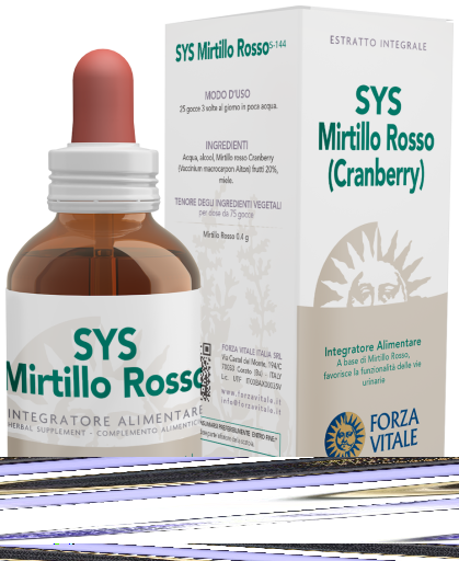 Sys Mirtillo Rosso Cranberry 50 ml