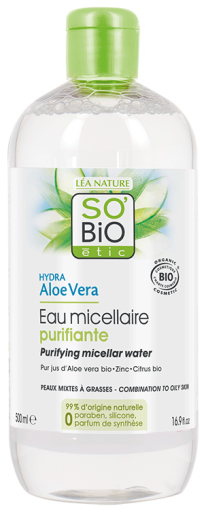 Hydra Aloe Vera Organic hydration Purifying Micellar Water