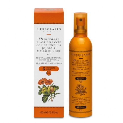 Calendula and Jojoba Solar Oil SPF 6 100 ml