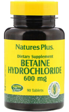 Betaine Hydrochloride 600 mg 90 Tablets