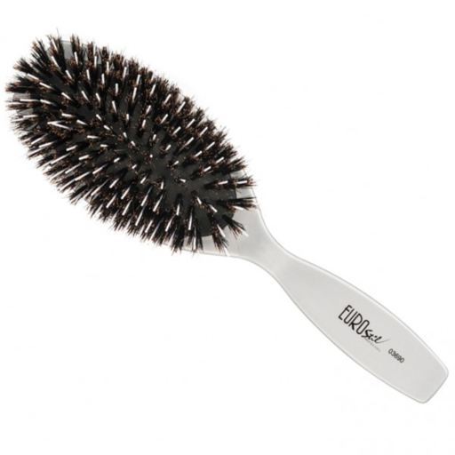 Oval Brush Pure White Boar Spike