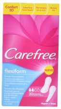 Protects Slips Carefree Flexi Form 30 Units