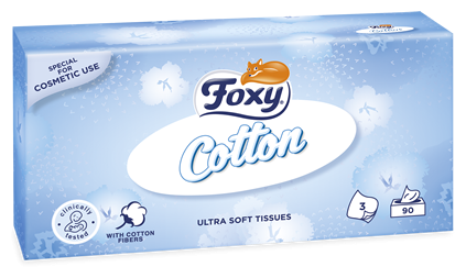 Cotton Ultra Soft Facial Tissues 90 units