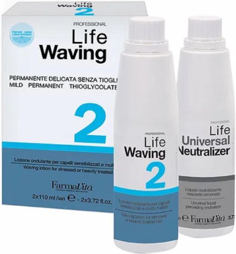 Life Waving 2 Waving Permanent Lotion 2 x 110 ml