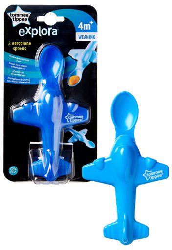 Set 2 Airplane Spoons 4 m