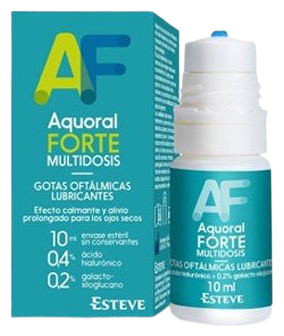 Aquoral Forte Multidosis Lubricant ophthalmic drops 10 ml