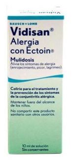 Vidisan Allergy Eye Drops with Ectoin 10 ml