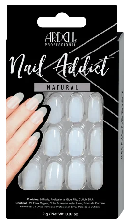 Nail Addict Natural Oval False Nails