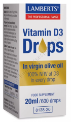 Vitamin D3 Drops 20 ml