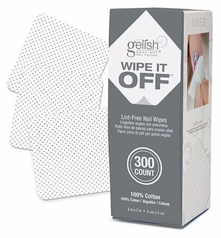 Wipe It Off Lint-Free Nail Wipes 300 pcs