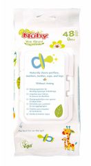 White Polyester Junior Wipes 48 Pieces