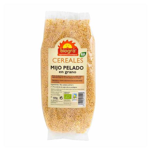 Millet Peeled Organic Grain 500 gr