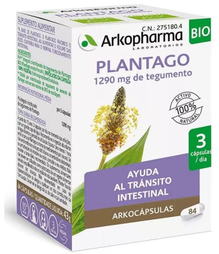 Arkocapsulas Plantago Capsules