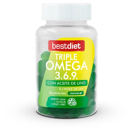 Triple Omega 3 6 9 Gummies 60 Units