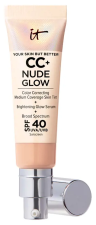 Cc+ Nude Glow Lightweight Foundation SPF 40 Neutral Medium 32 ml