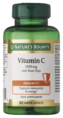 Vitamin C 1000 mg with Rose Hips 60 Coated Capsules