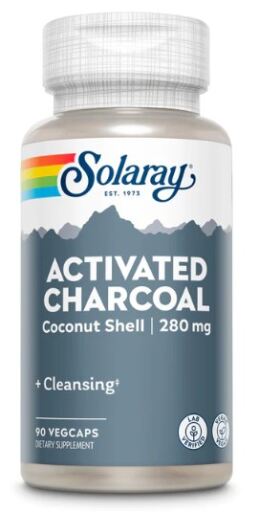 Charcoal Activated 280 mg 90 Capsules