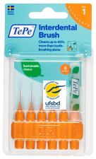 Interdental Brush 0.45 Orange 6 Units