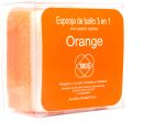 Square Sponge with Orange Soap 100 gr