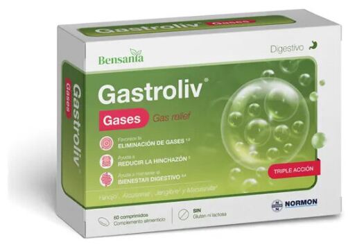 Gastroliv Gases 60 Tablets