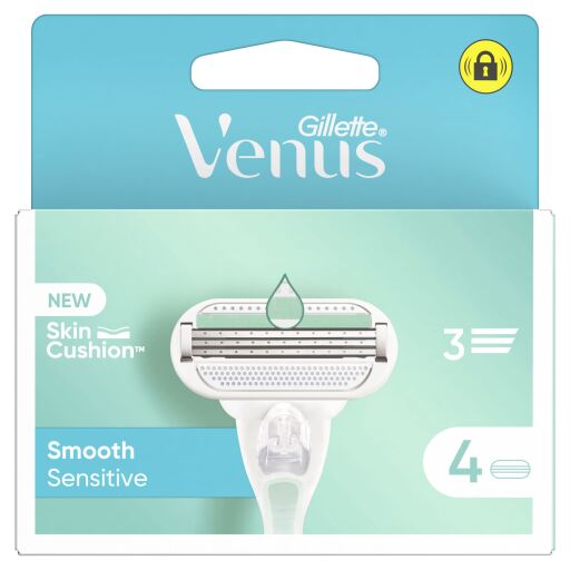 Venus Smooth Sensitive Charger 4 Refills