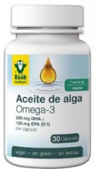 Omega 3 Algae Oil 1183Mg 30 Capsules