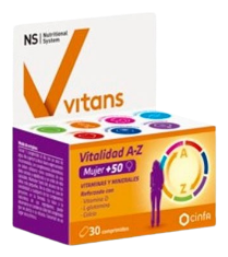 Vitans Vitality AZ Woman 50+ 30 Tablets