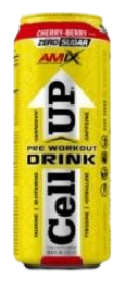 CellUp Pre Workout Drink 500 ml Cherry